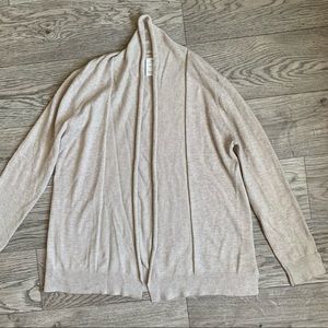 Nude Zara throw on sweater